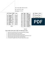 Variable and Procedure