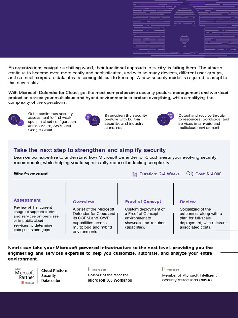 Microsoft Defender For Cloud - POC | PDF | Cloud Computing | Computer ...