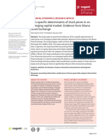 Firm-Specific Determinants of Stock Prices in Ghana - Aveh2017