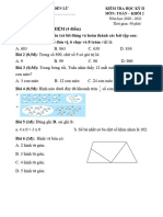 Duyệt chuẩn Đề Toán K 2 - HKII