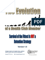 The Evolution of a Health Club Member