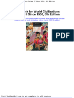 Test Bank For World Civilizations Volume II Since 1500 6th Edition