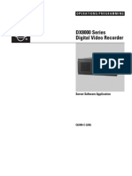 Pelco DX8000 Series DVR Server Software Application Op PGM Manual