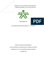 Evidencia Diagrama de Flujo Del Proceso de Importación