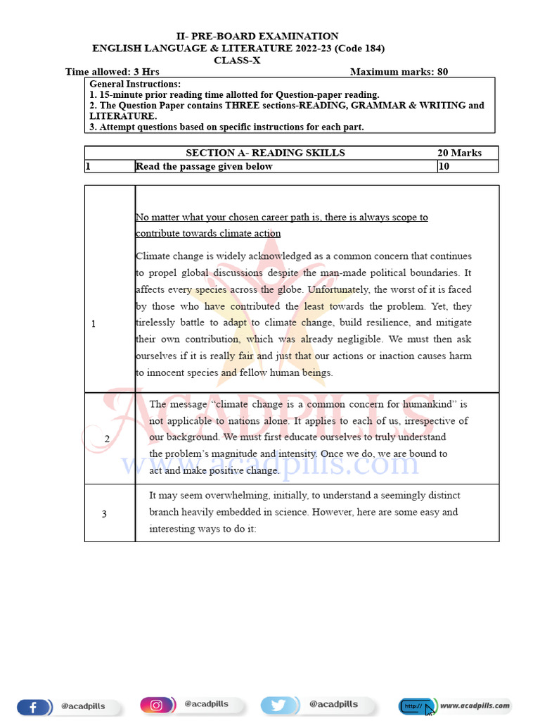 X English Qp Pdf Bird Migration Birds