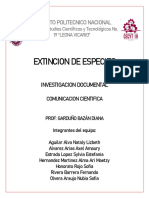 Extincion de Especies PDF