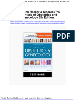 Test Bank Hacker Moores Essentials of Obstetrics and Gynecology 6th Edition