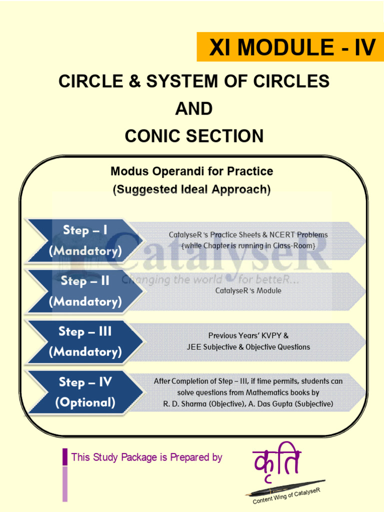Conic Section Circle Module