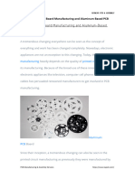 Printed Circuit Board Manufacturing and Aluminum Based PCB