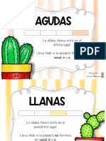 Carteles Agudas Llanas y Esdrujulas