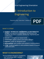 Eeo Unit 2 Introduction To Engineering