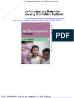 Test Bank Introductory Maternity Pediatric Nursing 3rd Edition Hatfield