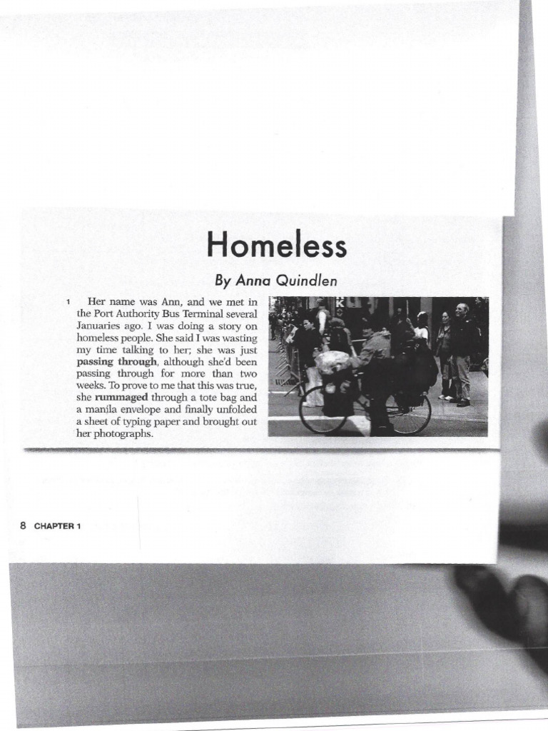 Week 3 Homeless | PDF