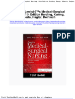 Test Bank Lewiss Medical Surgical Nursing 11th Edition Harding Kwong Roberts Hagler Reinisch