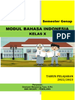 Modul Bahasa Indonesia Kelas X SMT Genap