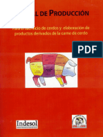 Manual de Producción para El Sacrificio de Cerdos y Elaboración de Productos Derivados de La Carne de Cerdo