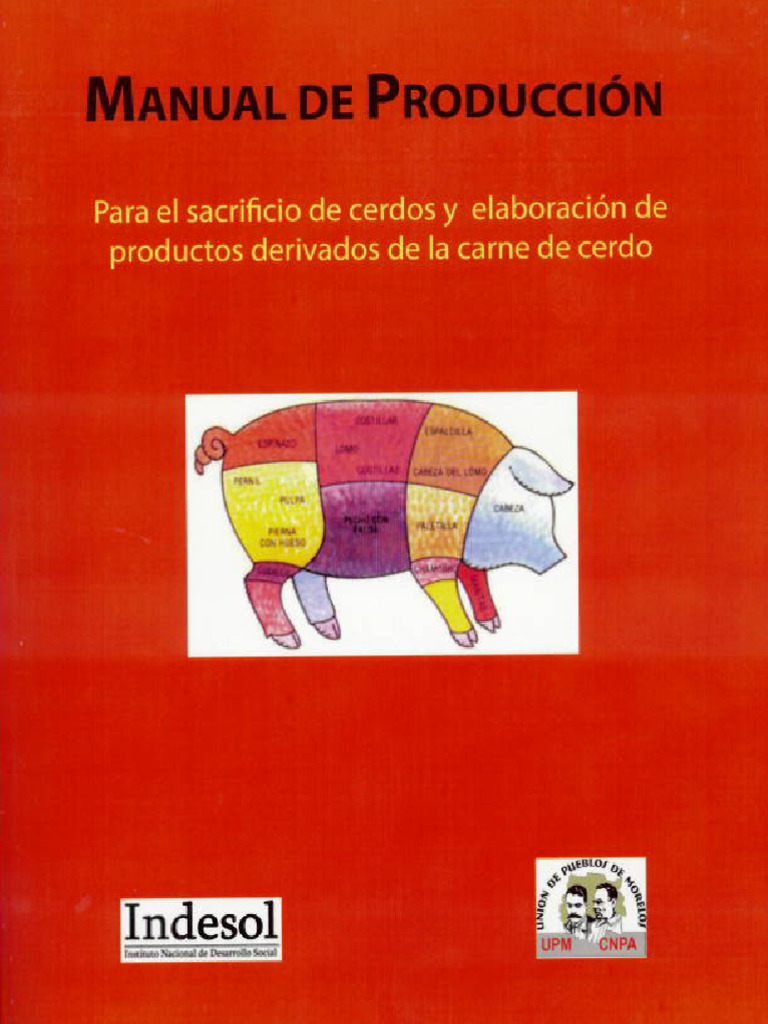 Manual de Producción para El Sacrificio de Cerdos y Elaboración de ...