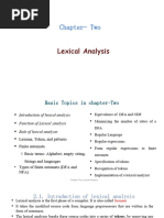 002chapter 2 - Lexical Analysis