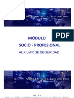 Módulo Socioprofesional Auxiliar de Seguridad