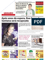 Jornal União - Edição de 15 à 30 de Outubro de 2011
