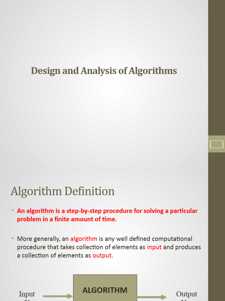 01 Introduction Old | PDF | Time Complexity | Algorithms