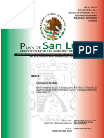 Decreto Declara Area Natural Protegida La Loma, Rioverde, S.L.P.