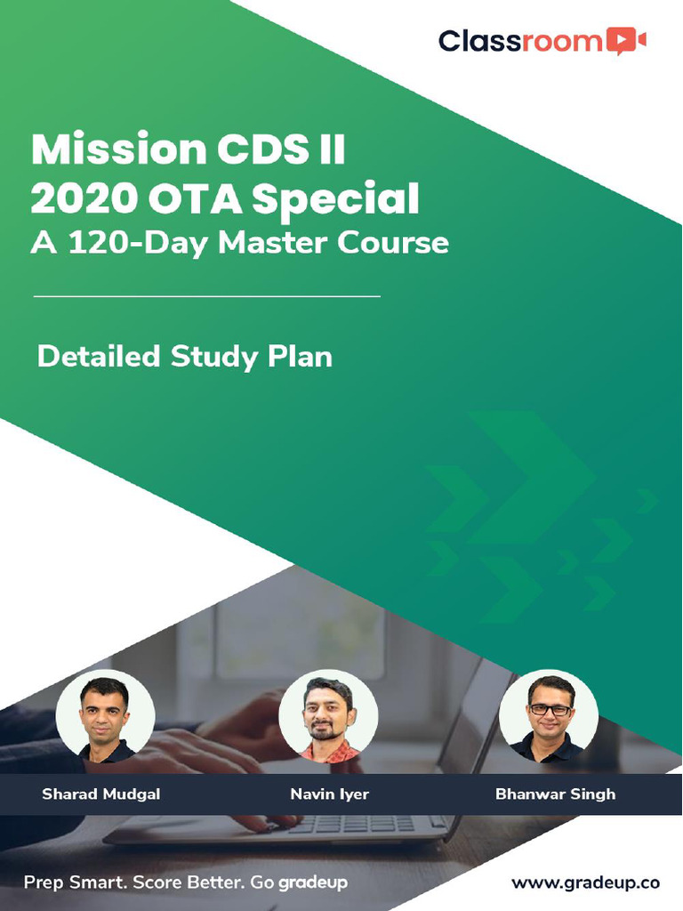 Cds 120 Day Study Plan Ota 11 PDF Economic Equilibrium Plate Tectonics