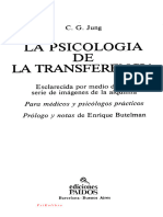 Jung - La Psicologia de La Transferencia