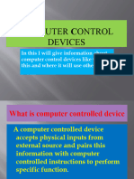 Computer Control Devices