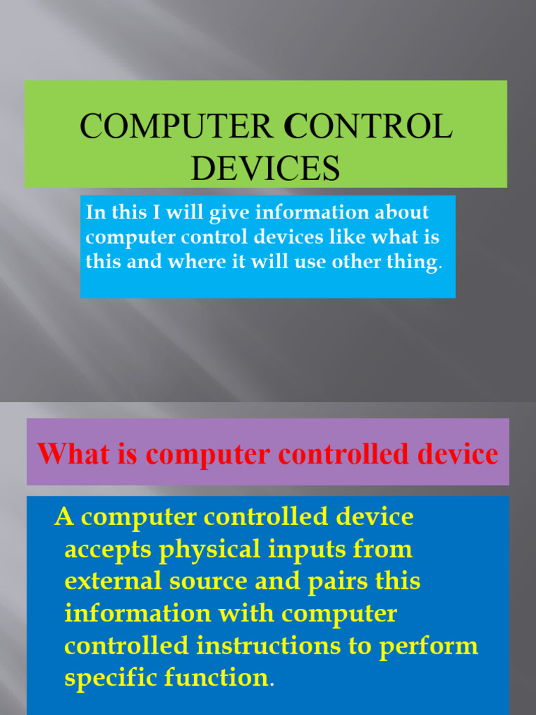 Computer Control Devices PDF Automated Teller Machine Security Alarm