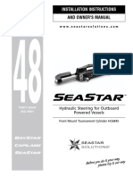 SeaStar Tournament Series Cylinder Installation Manual