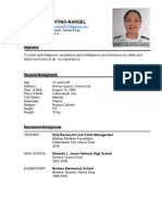 Monica Tolentino Rangel - Resume