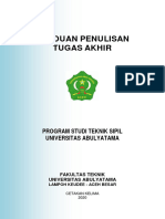 Buku Panduan  - Fakultas Teknik Sipil Abulyatama