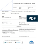 Fiche Exercice de Substitution Sur Les Quatre Premieres Lignes Du Texte en Car