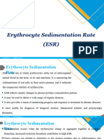 Erythrocyte Sedimentation Rate (ESR) : Alkafeel - Edu.iq Info@alkafeel - Edu.iq