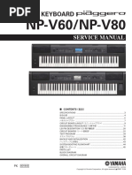 Yamaha NP v60, NP v80