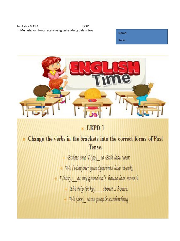Lkpd Bahasa Inggris Pdf