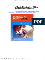 Textbook of Basic Nursing 9th Edition Rosdahl Kowalski Test Bank