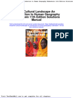 The Cultural Landscape An Introduction To Human Geography Rubenstein 11th Edition Solutions Manual