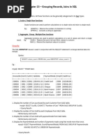 SQL Banking Database Examples | PDF | Sql | Computer Data
