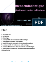 2.les Indicatons Et Contre Indication TRT Endodontique