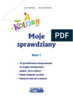 Moje Sprawdziany. Klasa 1