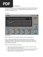 Audio Effects Manual