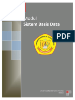 Modul Sistem Basis Data TI