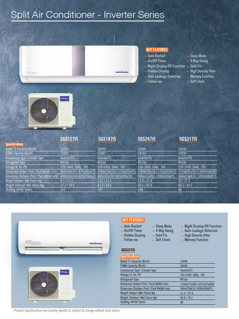 2022 SG PDF Air Conditioning Power Inverter