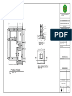 Denah Pondasi: Potongan 1-1 Skala 1: 25