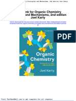 Test Bank For Organic Chemistry Principles and Mechanisms 2nd Edition Joel Karty