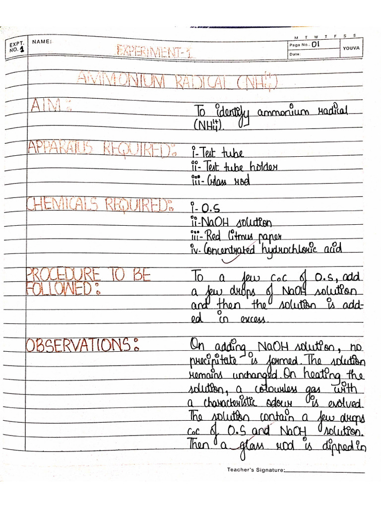 Chemistry Lab Manual Pdf