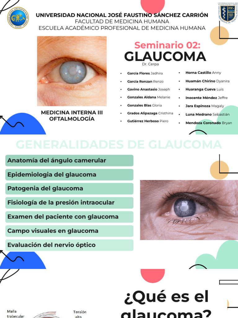 Epidemiología y Clasificación del Glaucoma | PDF | Glaucoma | Ojo humano