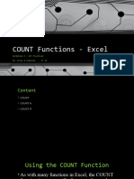 COUNT Functions - Excel
